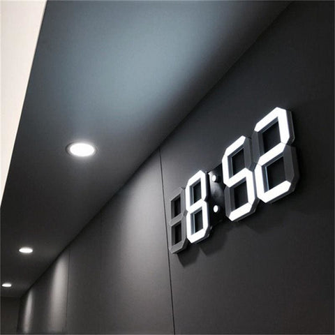 3D LED Digital Clock  HomeStock homestocks.myshopify.com