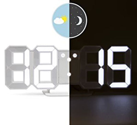3D LED Digital Clock  HomeStock homestocks.myshopify.com