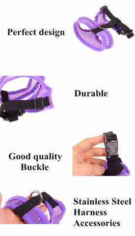Adjustable Soft Dog Harness Mesh Vest  HomeStock homestocks.myshopify.com