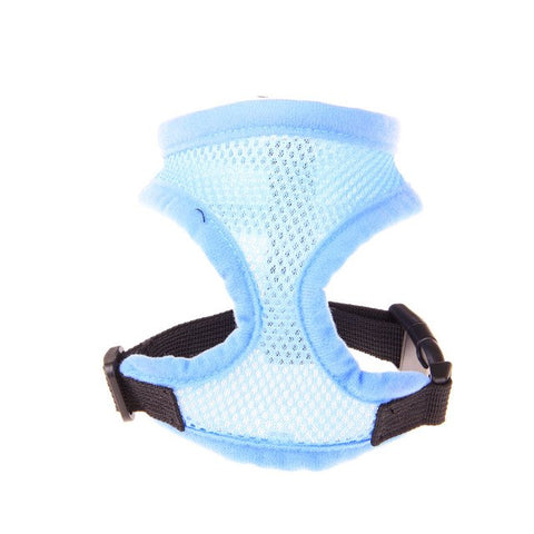 Adjustable Soft Dog Harness Mesh Vest SkyBlue / XS HomeStock homestocks.myshopify.com