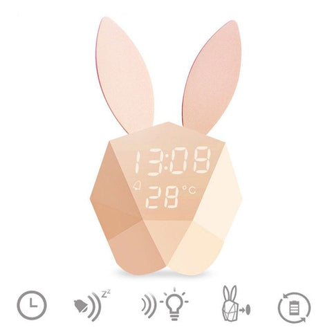 Bunny Digital LED Alarm Clock  HomeStock homestocks.myshopify.com