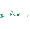 Love Arrow Wall Sticker Green HomeStock homestocks.myshopify.com Love Arrow Wall Sticker Green HomeStock homestocks.myshopify.com