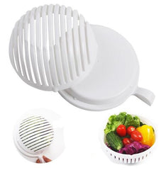 60 Seconds Easy Salad Cutter Bowl 2pcs / flat HomeStock homestocks.myshopify.com