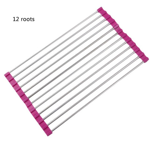 Sink Rack Roll Pink / 12 roots HomeStock homestocks.myshopify.com