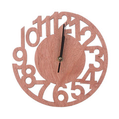 Round Modern Wood Wall Clock