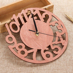 Round Modern Wood Wall Clock  HomeStock homestocks.myshopify.com