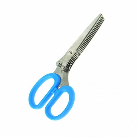 Stainless Steel 5 Layers Scissors Blue HomeStock homestocks.myshopify.com