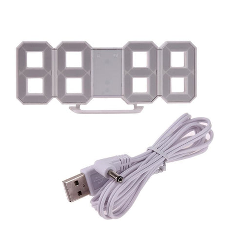 3D LED Digital Clock  HomeStock homestocks.myshopify.com