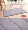 Bathroom Memory Foam Carpet silver HomeStock homestocks.myshopify.com