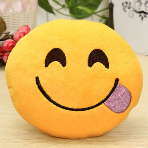 Emoji Cushion Tongue HomeStock homestocks.myshopify.com
