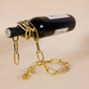 Magical 3D Wine Rack Holder Home Kitchen Bar Gold Chain HomeStock homestocks.myshopify.com