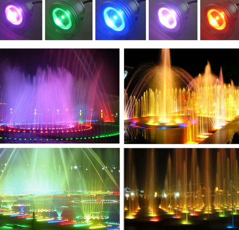 Underwater RGB Led Light Waterproof  HomeStock homestocks.myshopify.com