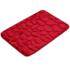 Coral Fleece Bathroom Memory Foam Rug