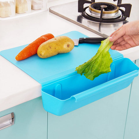 Counter Edge Cutting Board With Scrap Bin  HomeStock homestocks.myshopify.com