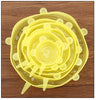 Silicone Stretch Lids - Set of 6 Yellow HomeStock homestocks.myshopify.com
